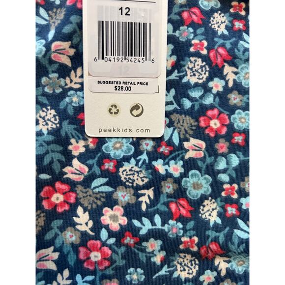 NWT Peek Lightweight Floral Joggers, Size 12 - Picture 8 of 8